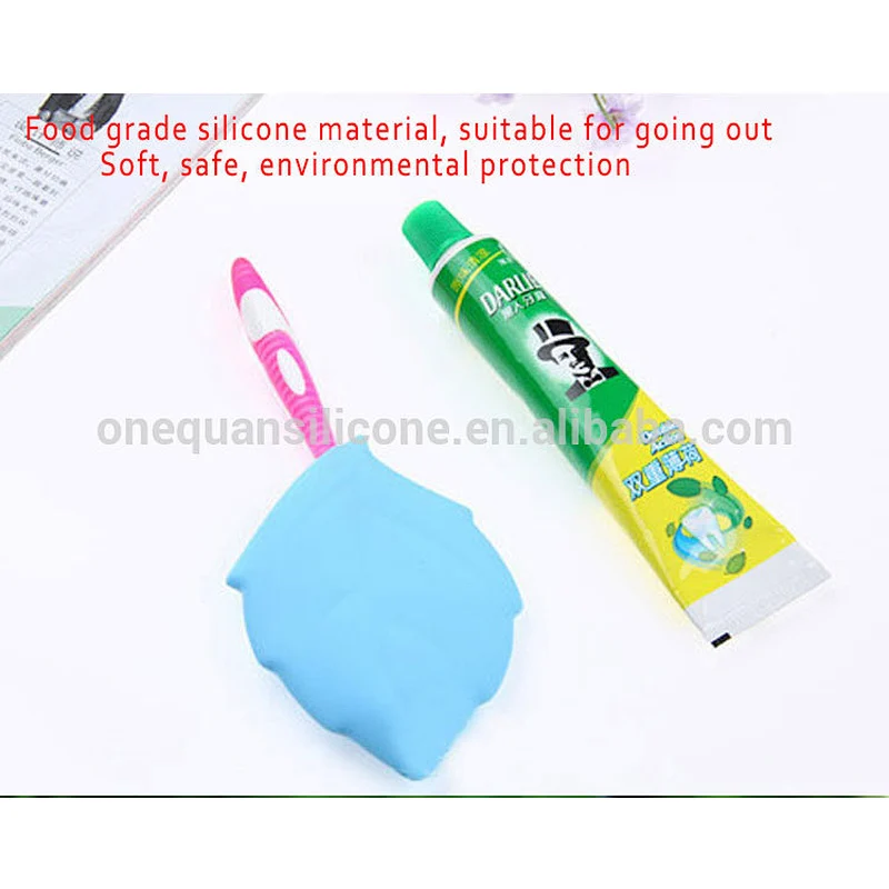 creative portable folding silicone Leaf shape wash cup outdoor travel camping folding cup