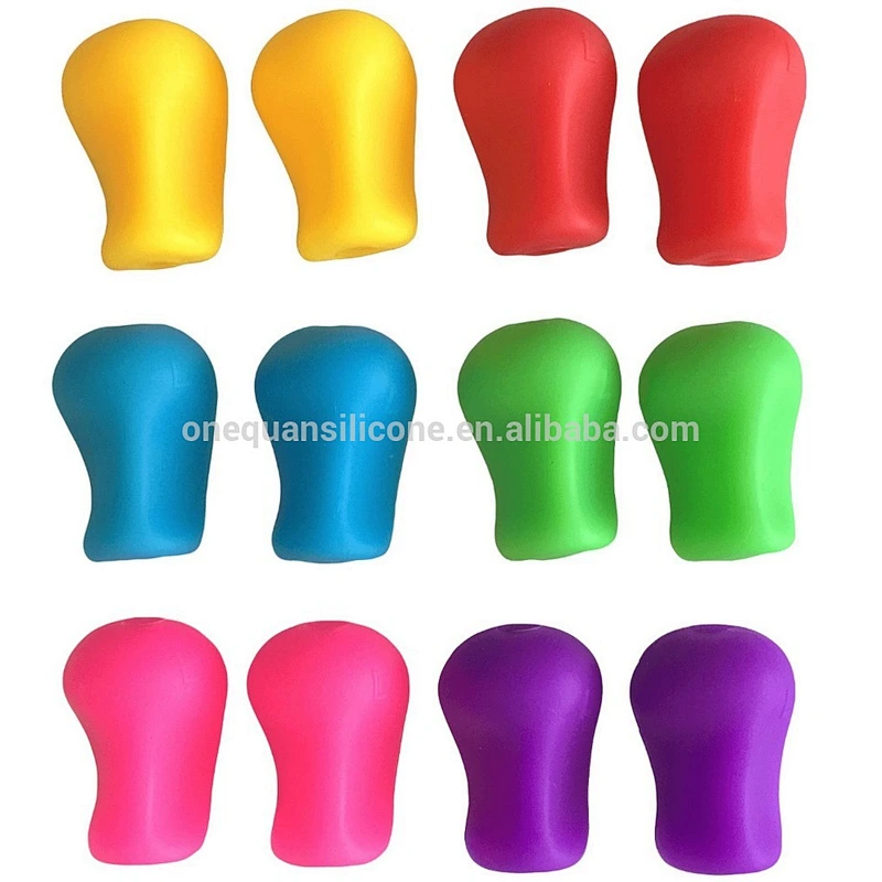 Low cost silicone rubber mini pencil grip