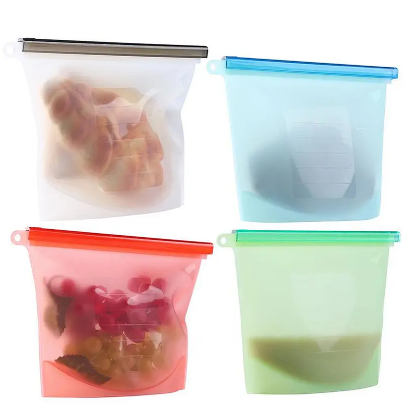23x18 cm Silicone Insulated Freezer Bag for Travel ice Bag Storage Freezer