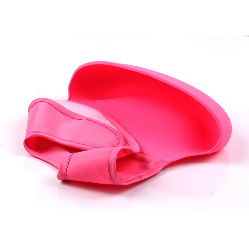 Waterproof Silicone Roll Up Bib with Comfort-Fit Fabric Neck