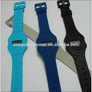 digital gift watch Ultrathin Slim Unisex digital silicone watch for promotion gift