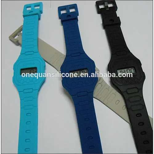 digital gift watch Ultrathin Slim Unisex digital silicone watch for promotion gift