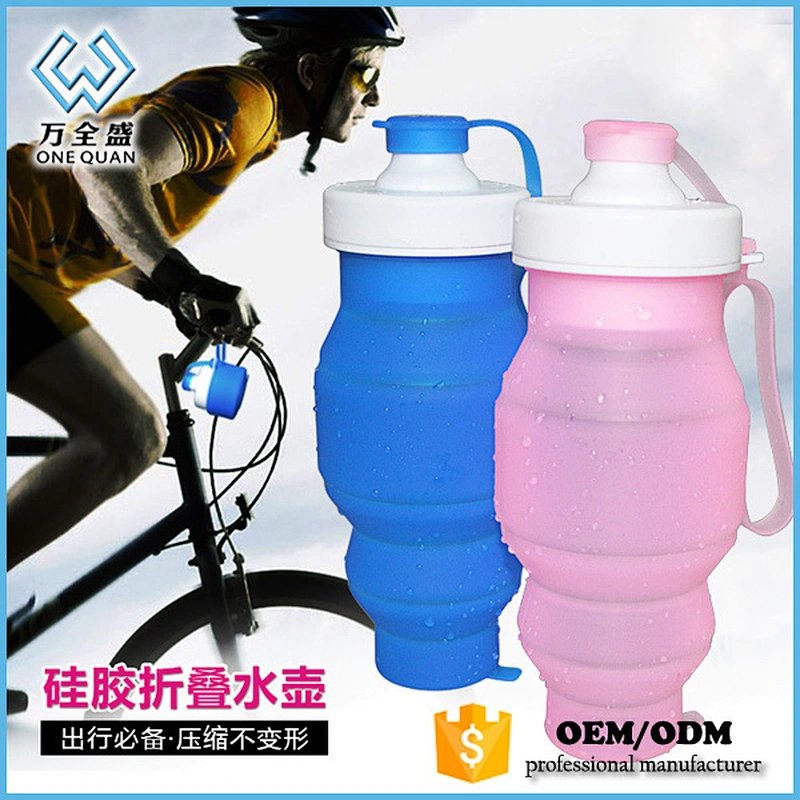 joyshaker outdoor silicone foldable water bottle