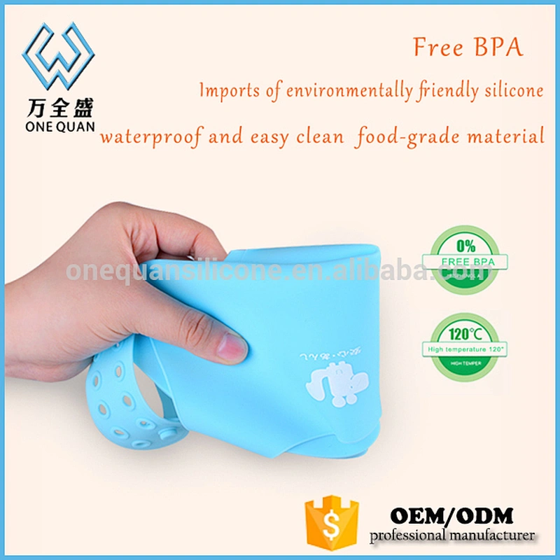 BPA free high quality food grade baby silicone bib