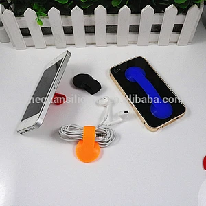 Advanced solid color silicone sucker phone holder