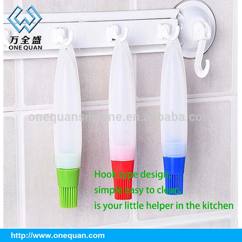 High Quality Kitchen Gadget Bottle Oil Silicone Basting Brush For 2019