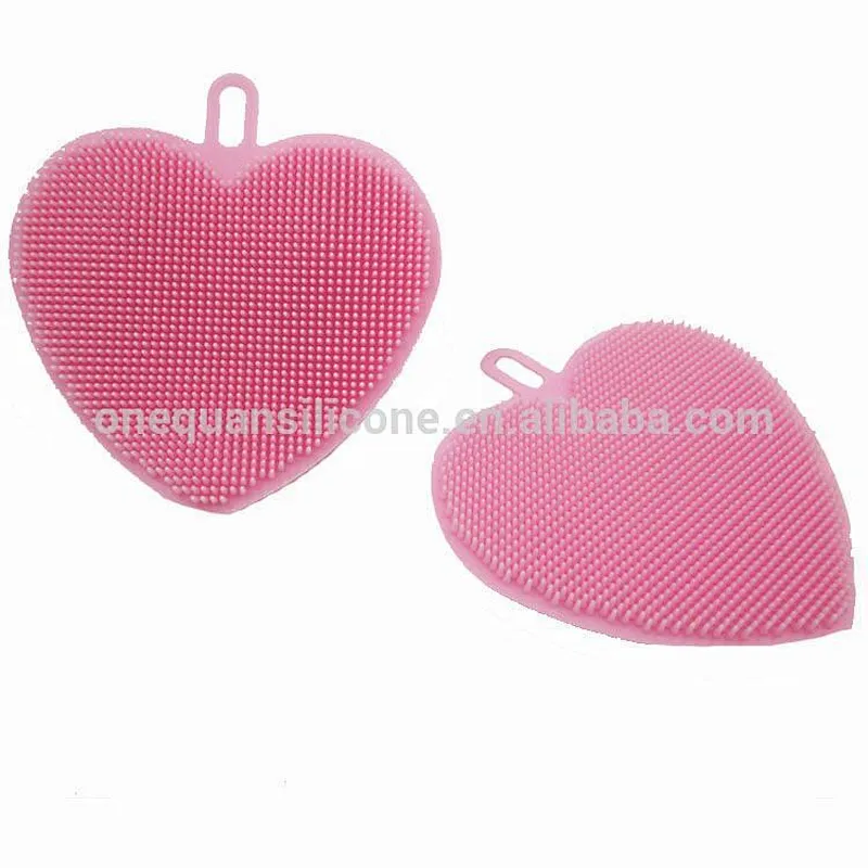 Silicone Sponges Food-Grade Mildew-Free Silicone Dishwashing Scrubber for Washing Pot, Pan, Bowl, Fruit and Vegetables