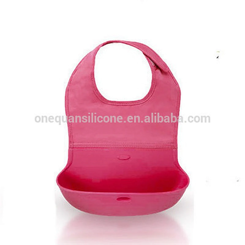 food grad silicone cotton baby bib