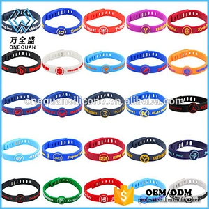 Fashion custom logo/color Silicone Bracelet