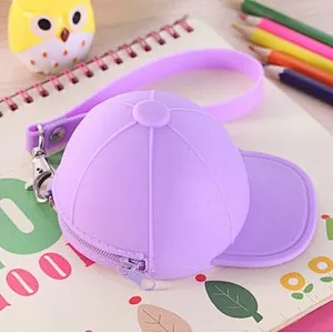 Low Price Ladies Pars Hand silicone Coin Key Holder Portable Hat Wallet