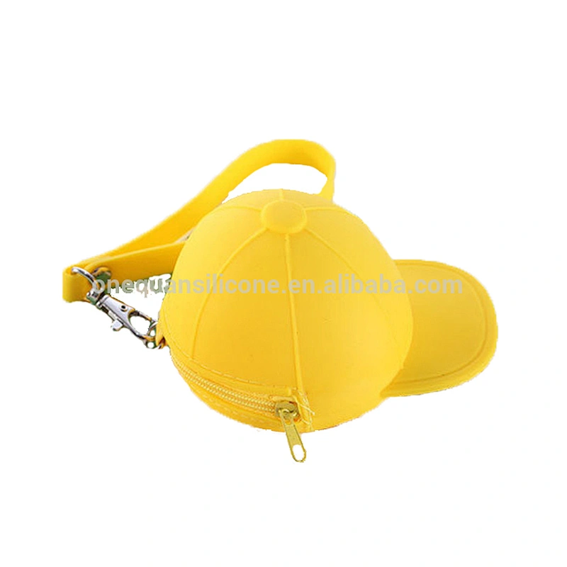 Lovely hat shape silicone custom coin purse Bag  for gifts