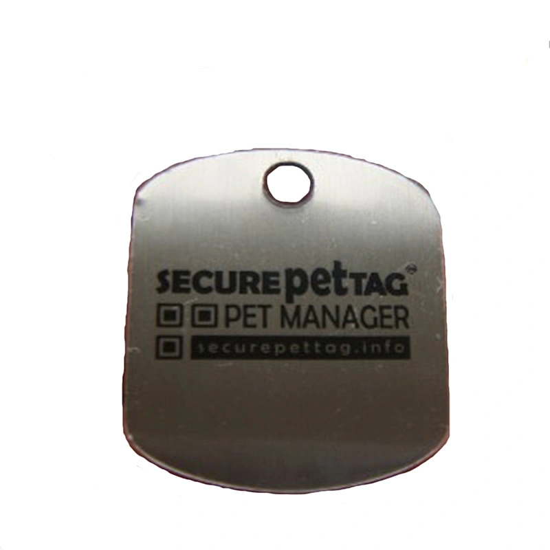 fashion Zinc Alloy blank dog tag with QR code,blank military dog tags