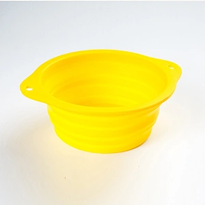 Extra Large Size Collapsible Dog Bowl Food Grade Silicone BPA Free Foldable Expandable Cup Portable Travel Bowl
