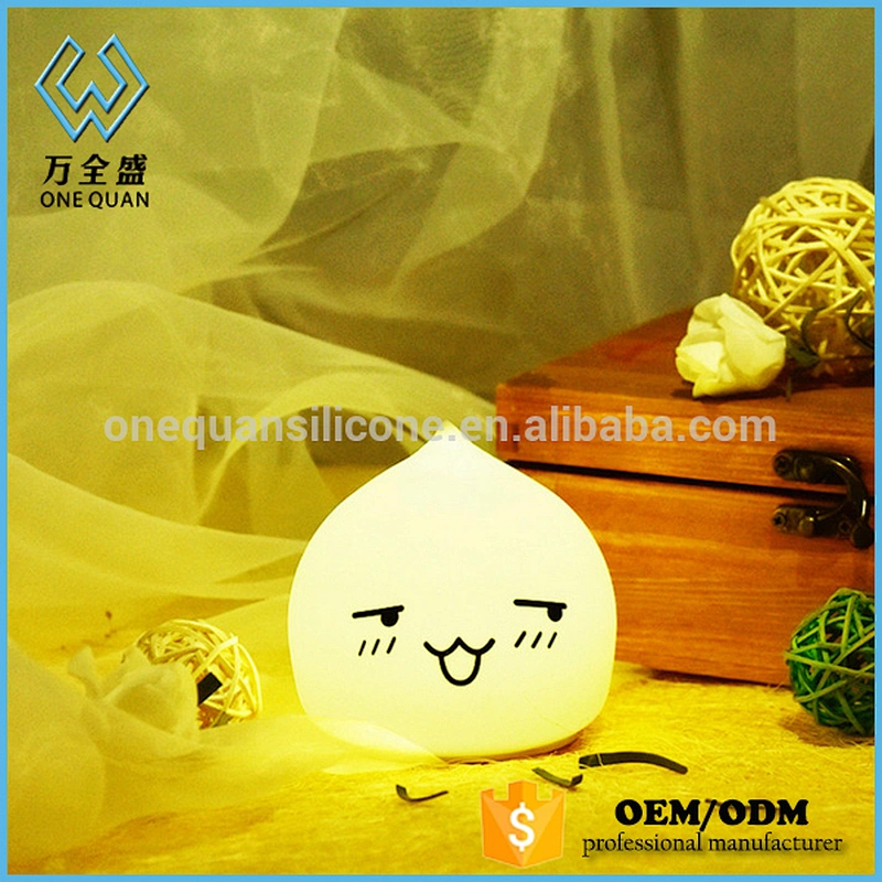 2019 multicolor Water Drop  LED Table Lamp Silicone Night for Children Bedroom Decor Lamp