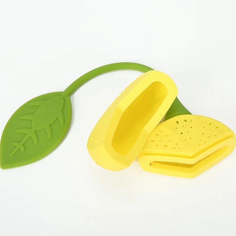 High Quality Food Grade Heat Resistant Lemon Silicone Tea Infuser Tool Bag