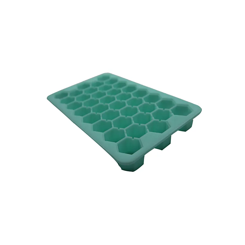 37 lattice ice mold silica gel with cover to make ice box ice mold customized