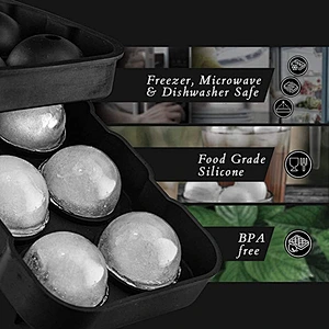 Amazon Top Seller 2019 Novelty ball Shaped ice molds for whiskey