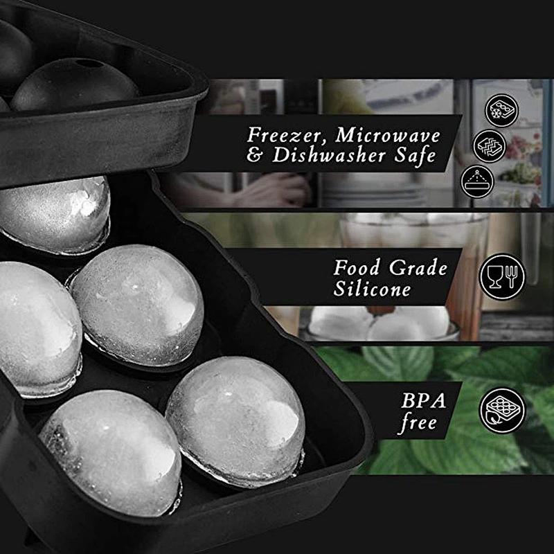 Amazon Top Seller 2019 Novelty ball Shaped ice molds for whiskey