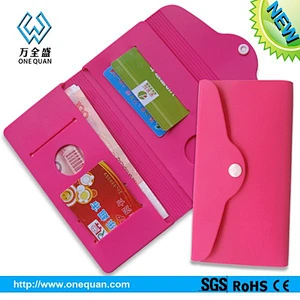 2015 New Factory wholesale Silicone coin wallet/silicone purse
