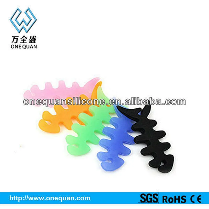 Approved convenient Cord Cable Winder,headphone silicone cable winder