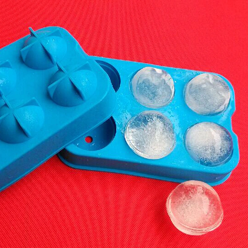 New 4 Cavity Ball Shape Silicone Ice Cube mould Silicone Ball Shape Ice Cube Tray Mold silicon Ice cubes