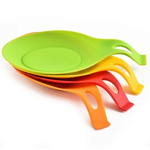 Hot Sale Silicone Holder Colorful Holder Kitchen Tool Handle Silicone Spoon Tray
