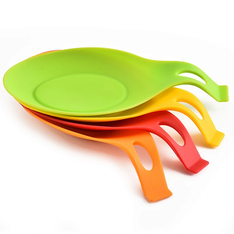 Hot Sale Silicone Holder Colorful Holder Kitchen Tool Handle Silicone Spoon Tray