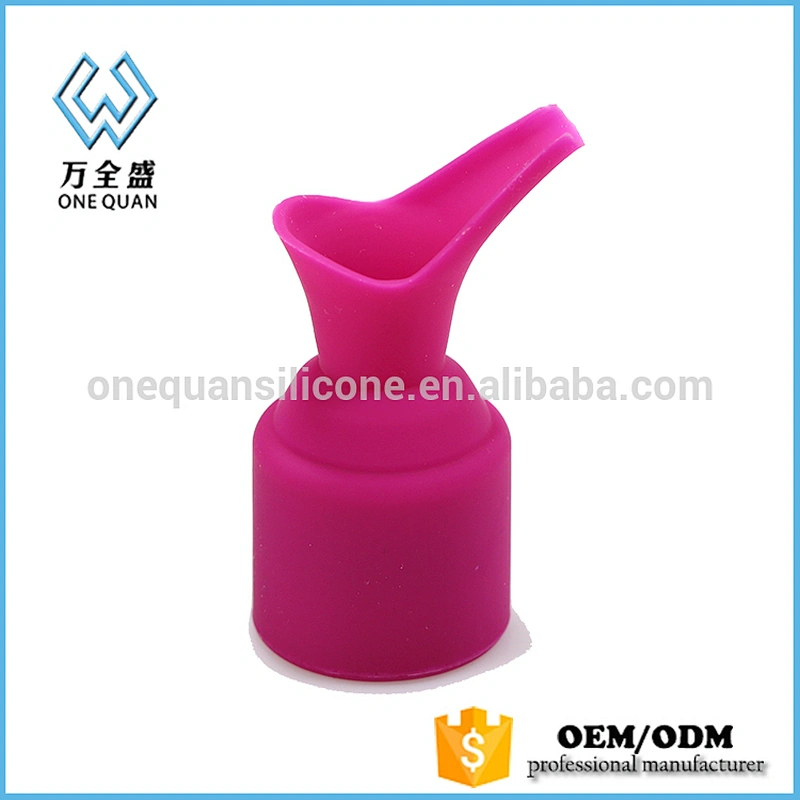 Silicone Wine Aerator & Pourer 70*50mm Size Bottle Stopper Cork Red blue black yellow plum red