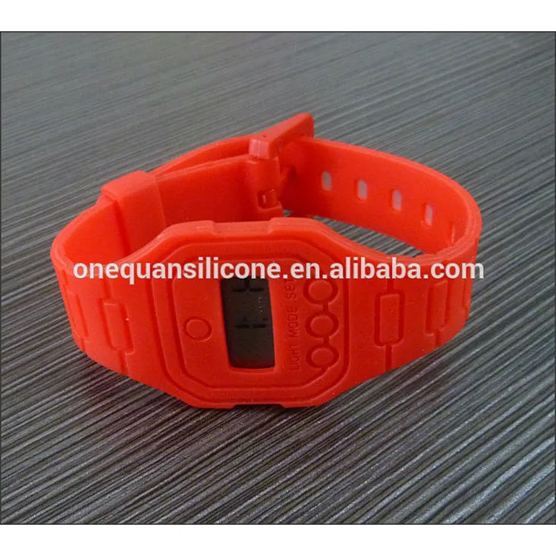 simple ultrathin attractive silicone watch
