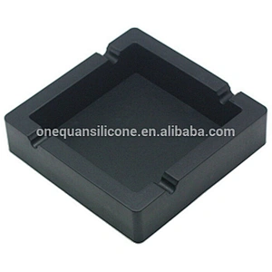 Silicone Ashtray with 4 Cigars and Cigarettes Dual-use Grooves for Patio/Outdoor/Indoor Ashtray Home decor
