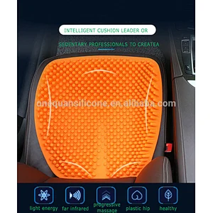 2019 Hottest Cooling Car Driver Seat Cushion Memory FDA Silicone Adult Car Driver Seat Cushion