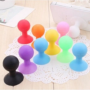 New design Hot selling silicon rubber sucker/silicone phone support/silicone phone sucker stand