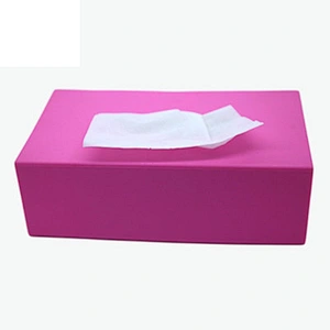 fancy recyclable creative silicone tissue square box for car inside
