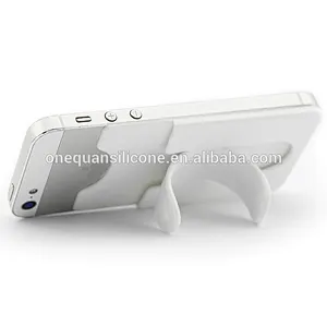 New silicone Touch C slap mobile phone stand with mobile phone back card holder