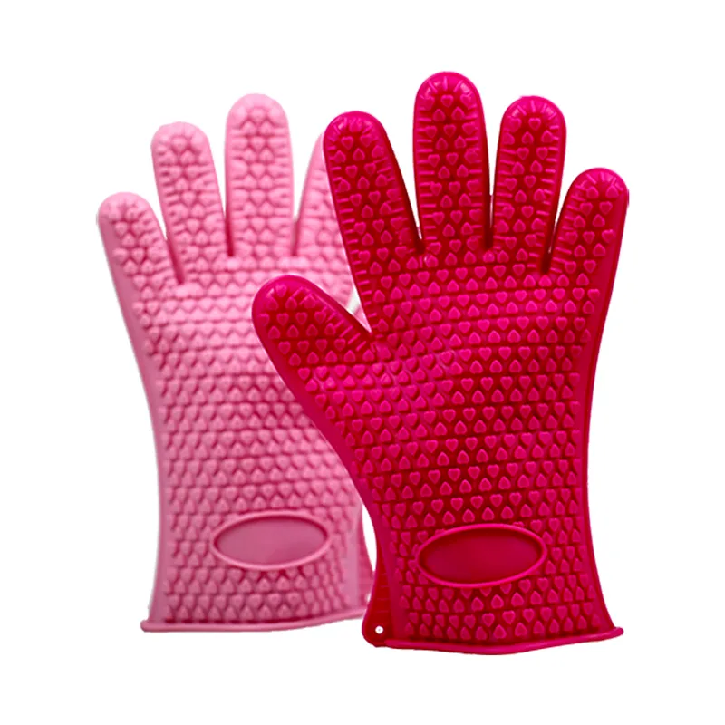 Fancy Oven Silicone Heat Resistant Gloves Heat and Water Resistant Gloves