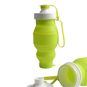 Collapsible Water Bottle   Folding Silicone Drink Water Bottle Cup Kettle Outdoor Sport Bottle