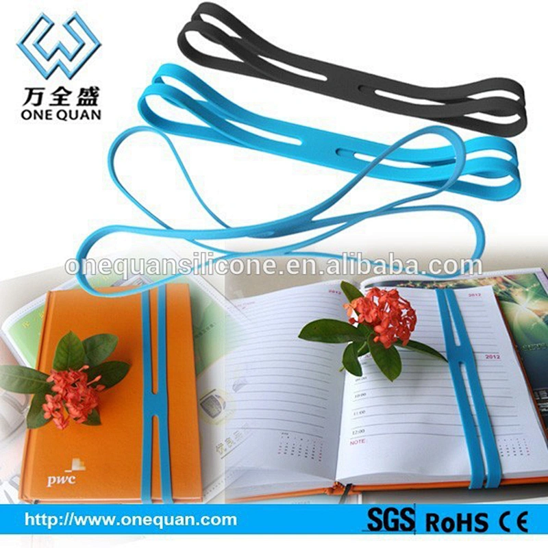 X shape elastic book rubber band