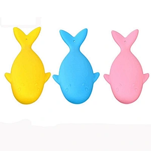 Massage Custom Fish Bath Brush Silicone Repair Hair For Baby