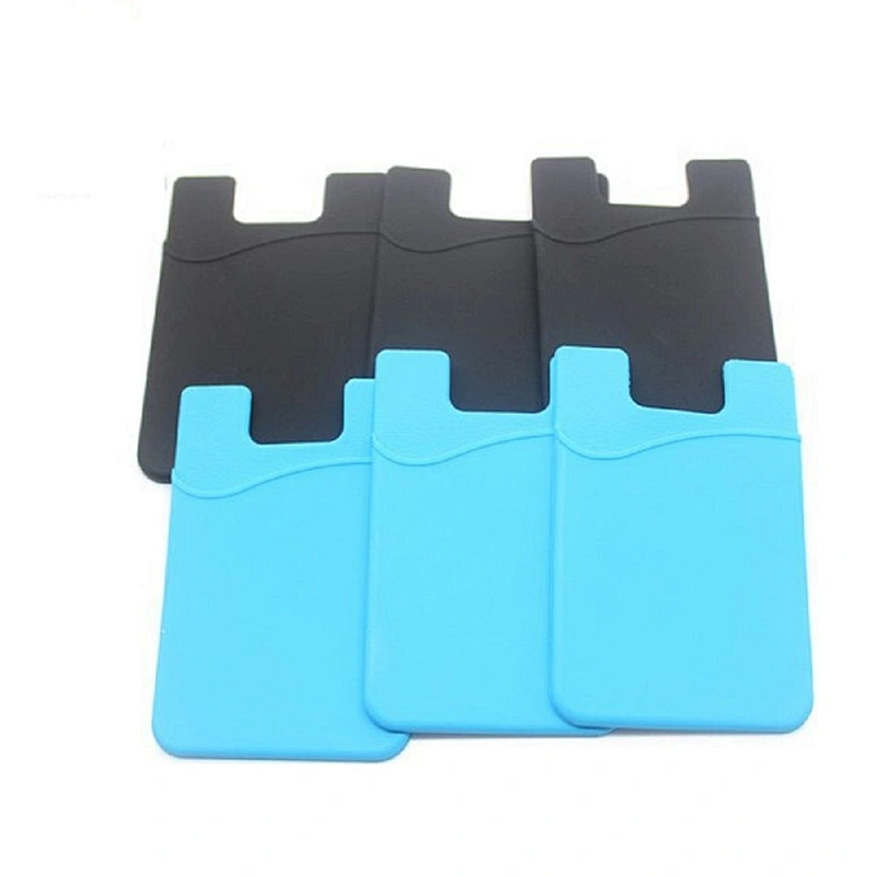 New 3M sticky silicone cell phone back pouch card holder wallet business card Bag