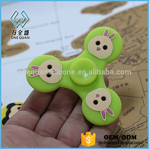 Hand Spinner Fidget Toys Soft Silicone Rubber Finger Gyro For Autism Finger Spinner Anxiety Stress Relief Toy Focus With Brake