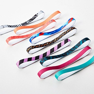 wholesale anti-slip elastic silicone rubber headbands for sports and Gym
