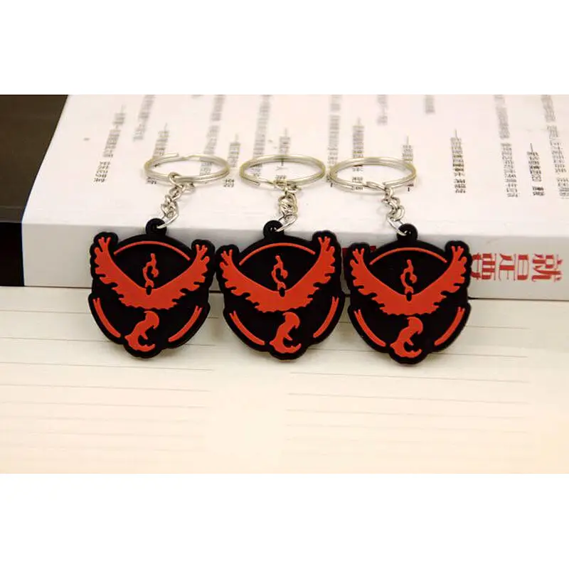 Factory wholesale promotional gifts christmas bestselling keychain go pokemon card key ring
