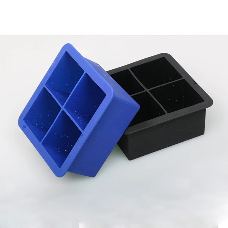 Food Grade 4 Cavities Silicone Ice Cream Cone Mold Ice Cream Mold