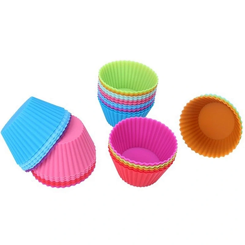 2019 Silicone Baking Cups Cupcake Liners for Making Muffin Cupcake Holders