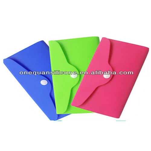 2015 New Factory wholesale Silicone coin wallet/silicone purse
