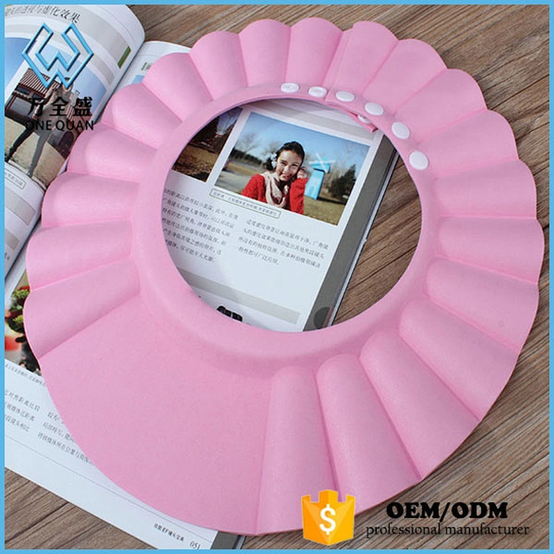 Stocked Eco-friendly Feature Silicone Baby Shower Cap