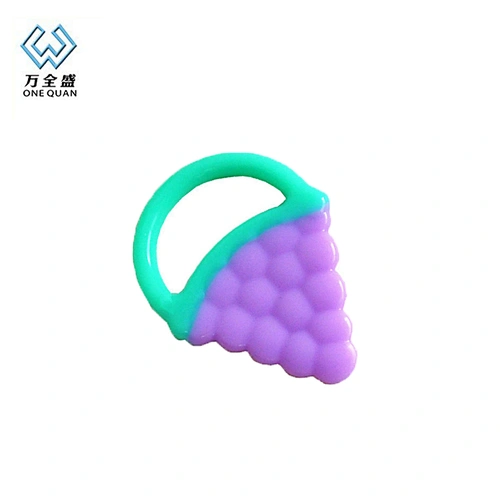 New silicone custom OEM baby rattles teether toys