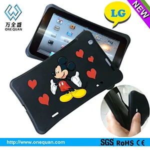 for ipad covers wholesale,silicone 3D animal shape case for ipad