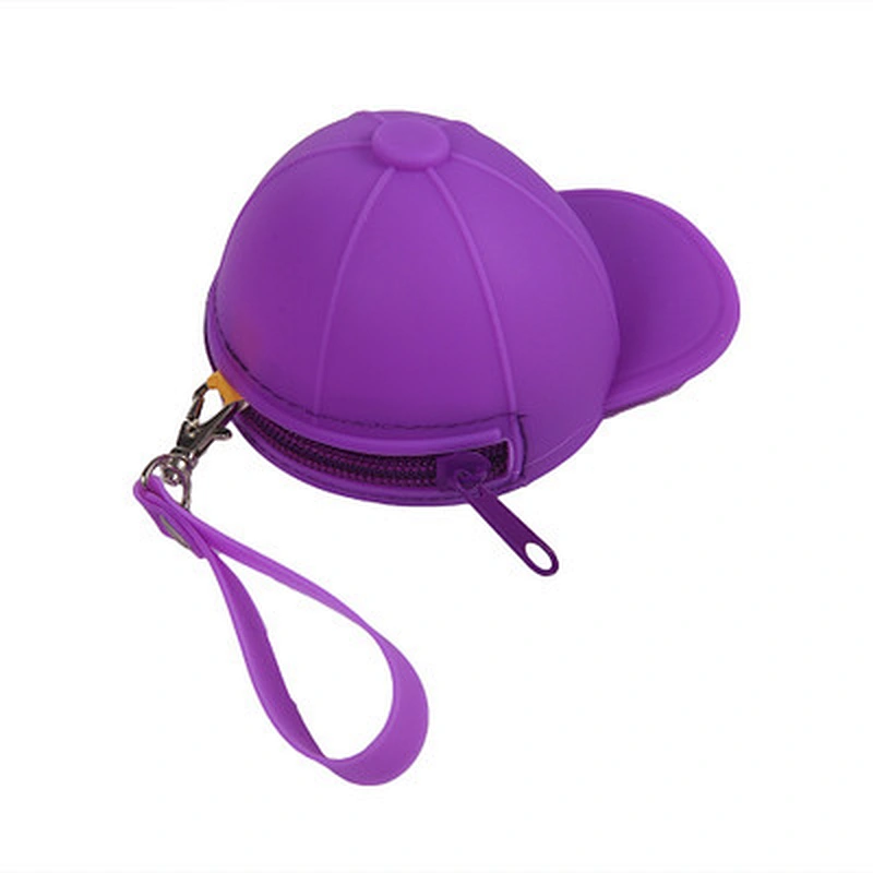 Colorful High Quality Cap Shape Cartoon Coin Pouch For Girls
