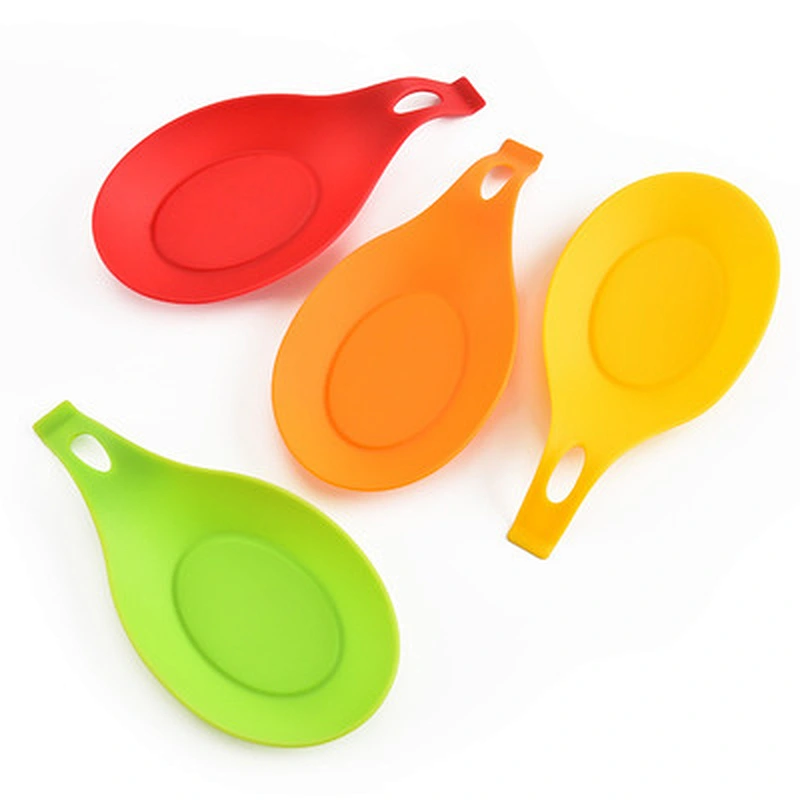 Hot Sale Silicone Holder Colorful Holder Kitchen Tool Handle Silicone Spoon Tray